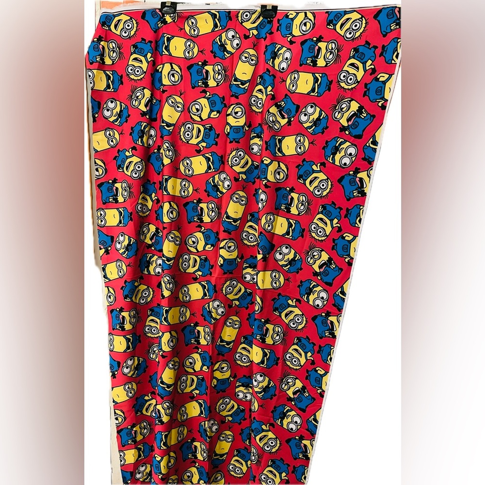 Minions upcycled 100 poly fabric 36x60 - Picture 4 of 6